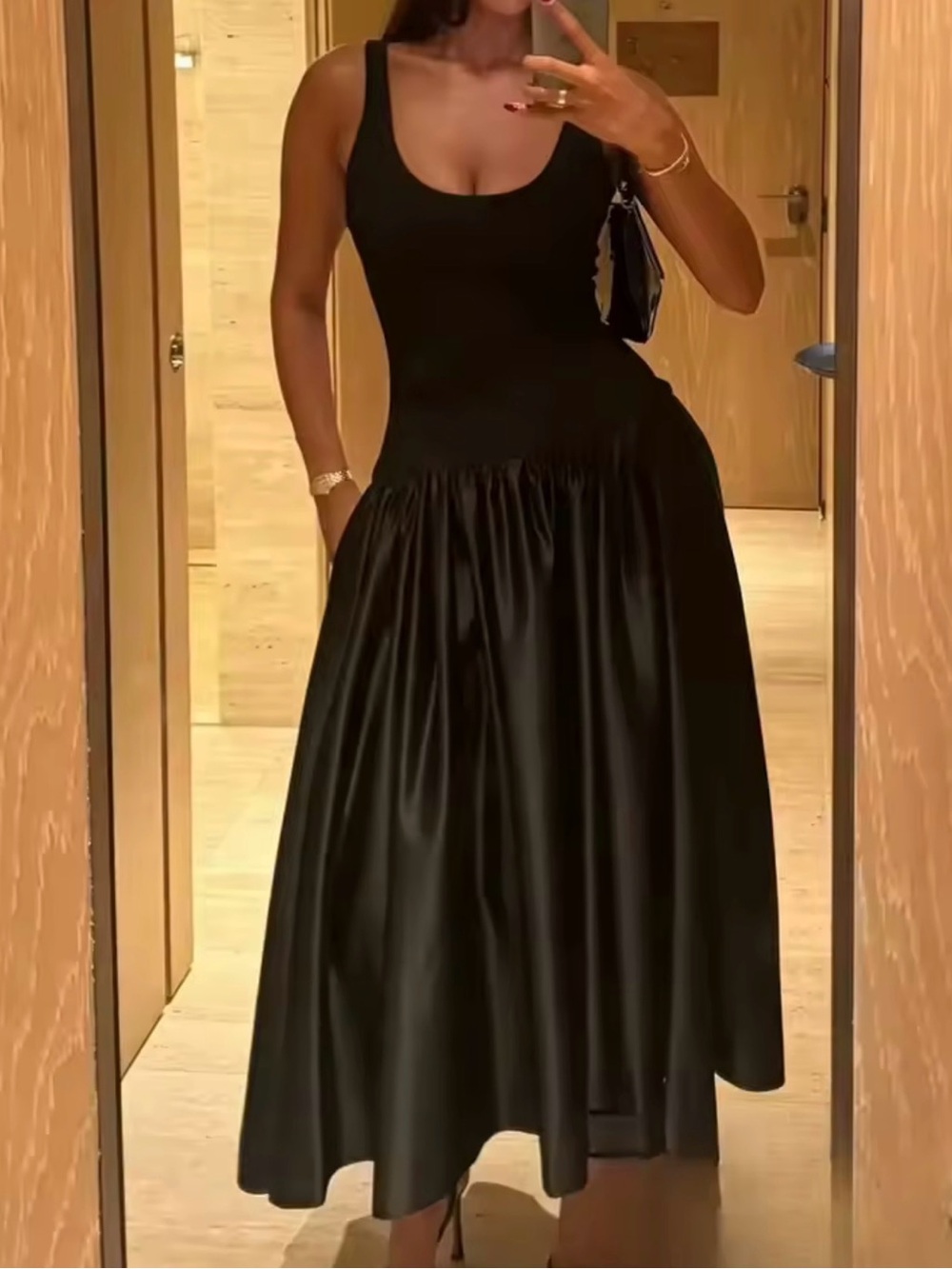 Black Cinderella Style Dress